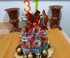 Торт из банок «Пива» своими руками