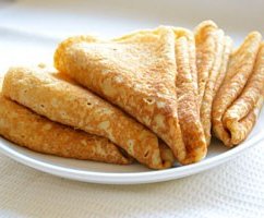 Блины на молоке (на 1 литр)